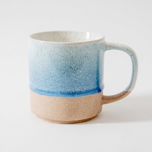 Handmade ceramic mug, blue tea mug, ceramic coffee mug, tableware, pottery mug, sea mug, ceramic cup, coffee cup, tea cup, 12 oz ceramic mug