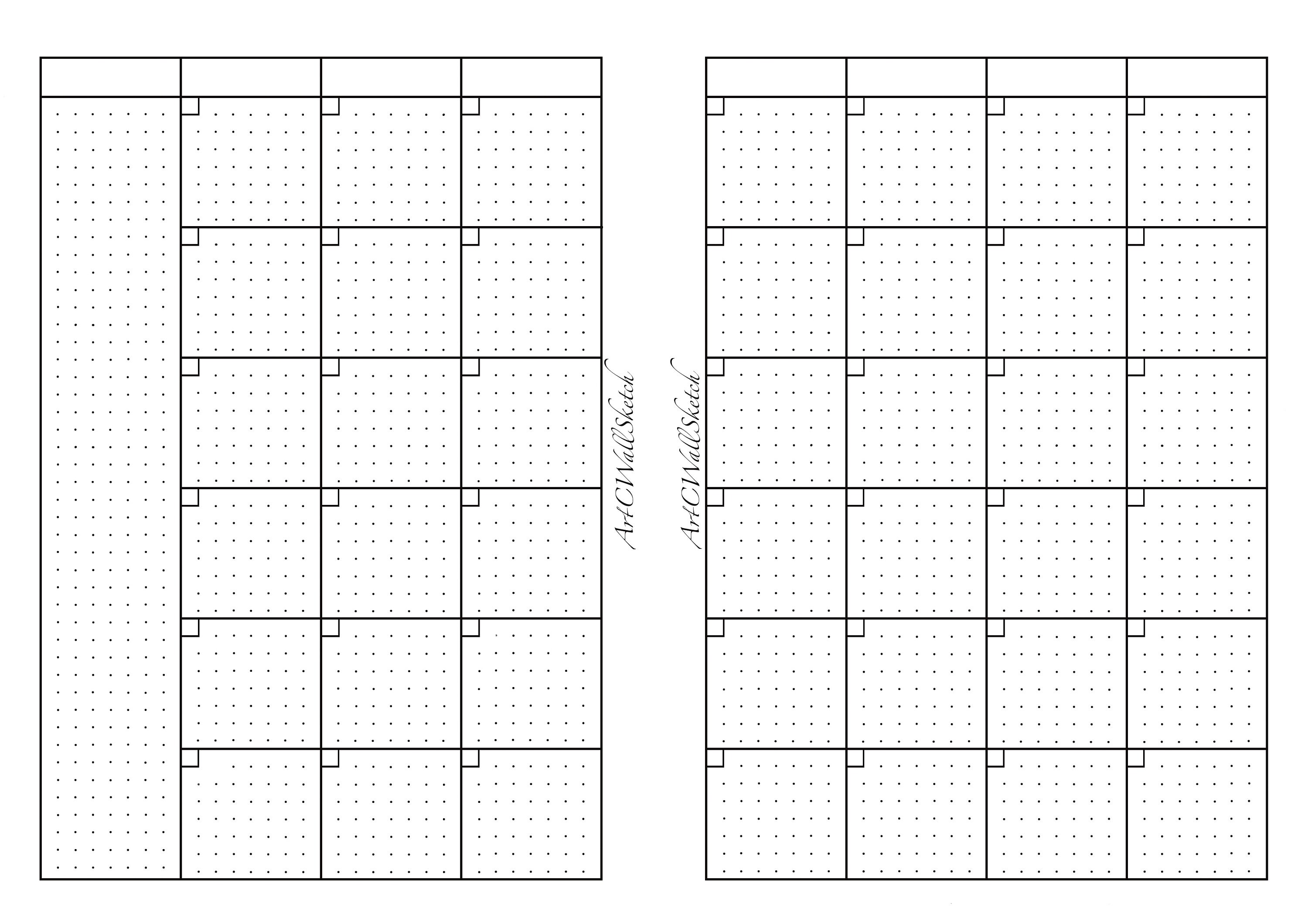 Monthly Undated Planner, Printable Pages, Digitally, Personal Use Pages ...