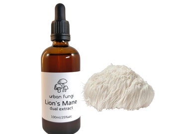 Tintura de melena de león con extracto doble que potencia tu memoria