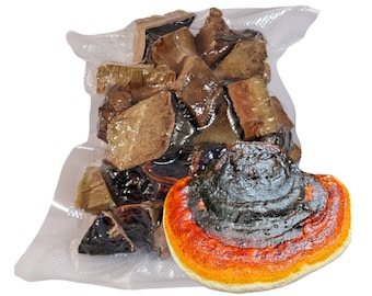 Red Belted Conk Chunks Fomitopsis Pinicola Dried Raw Vacuum sealed