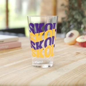 SKOL Vikings - NFL Football Pint Glass, 16oz