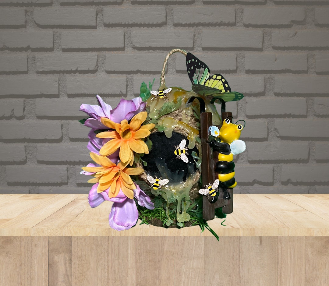 Jute Rope Beehive / Bee Gnome Etsy