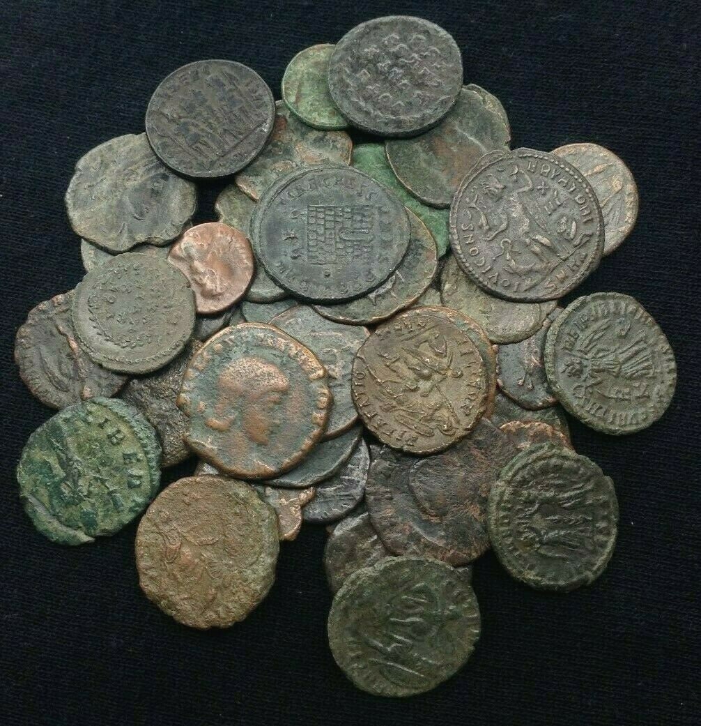 Ancient Roman Empire Bronze Coin Authentic 1500 Years Old Etsy