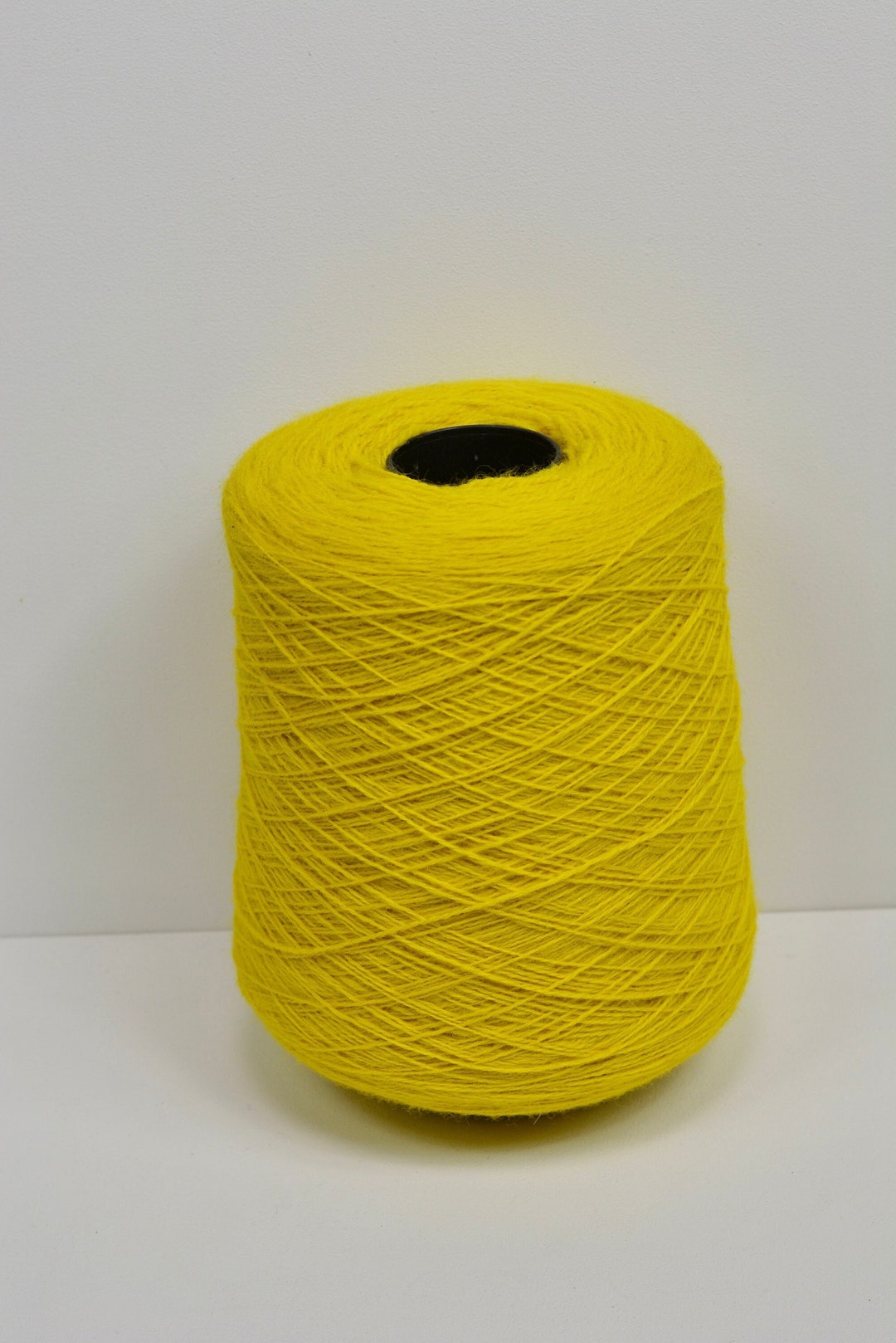 Yellow Pure New Zealand Wool Yarn for Hand and Machine Etsy