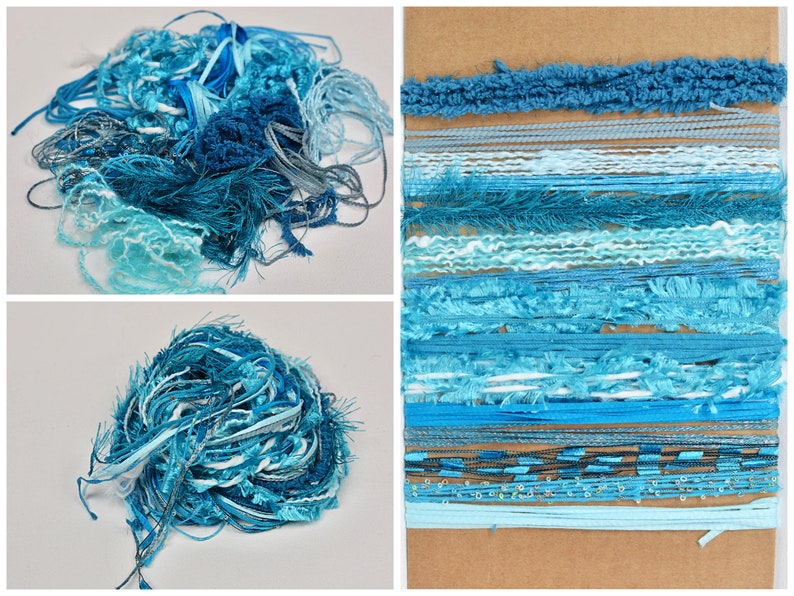 Fiber Art Yarn Bundle 15 Skeins in 9 Unique Color Options Etsy