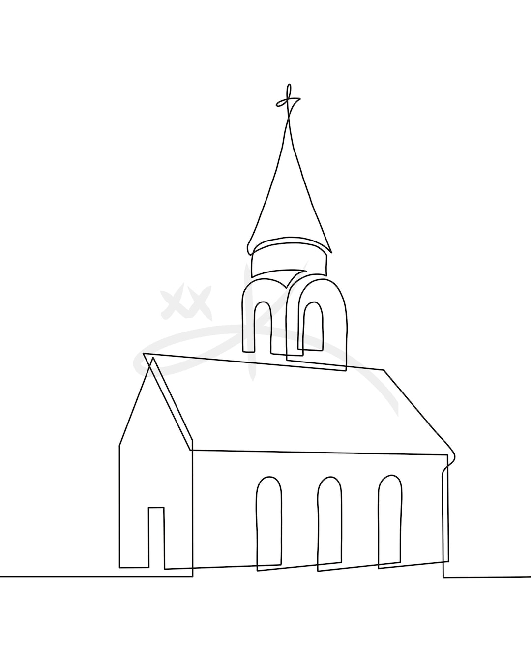 Another plan for the restoration of Calvinist Church in Ócsa: sketch of...  | Download Scientific Diagram
