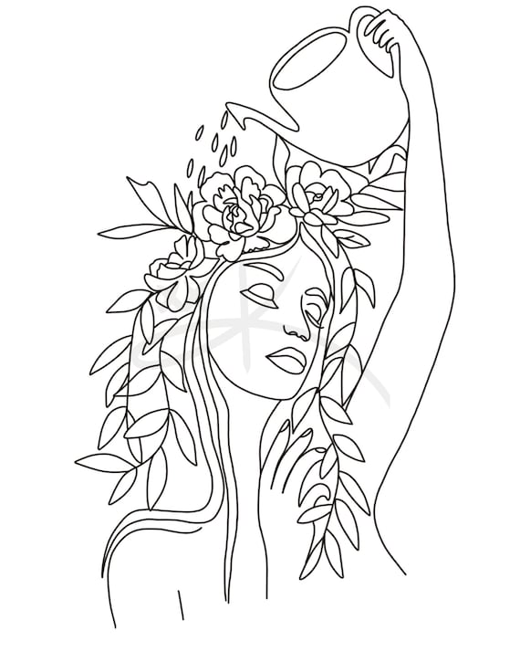 Flower Girl Sketch