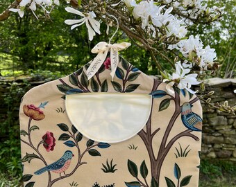 Handmade fully lined peg bag
