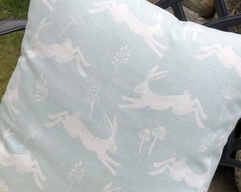 Leaping Hares design cushion covers