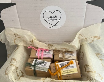 Box of 4 Handmade soaps