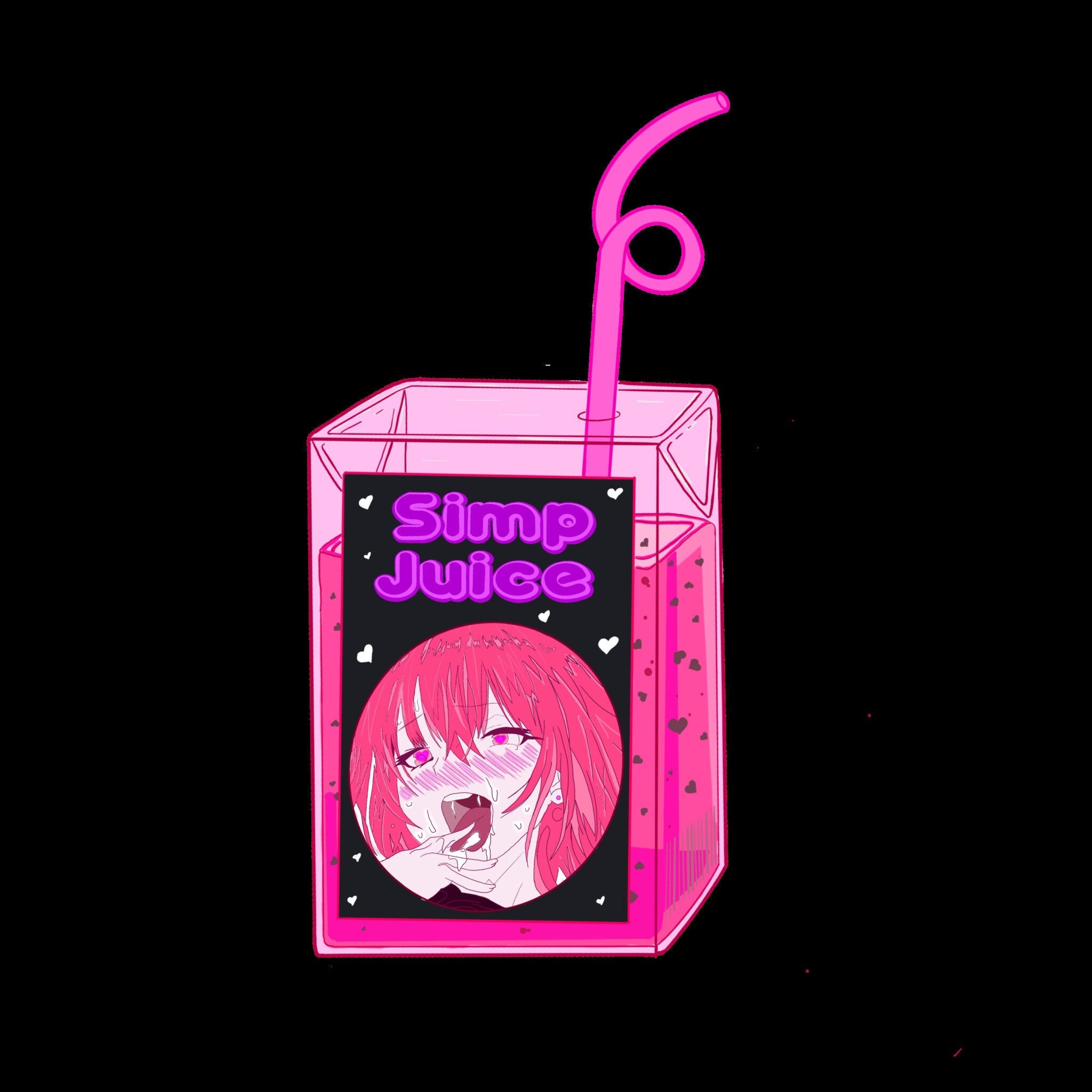 Simp Juice Kawaii Sticker Etsy