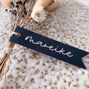 Nome Distintivi Bandiere | personalizzato | Segnaposti | segnaposto | Tag regalo | matrimonio | Celebrazione |