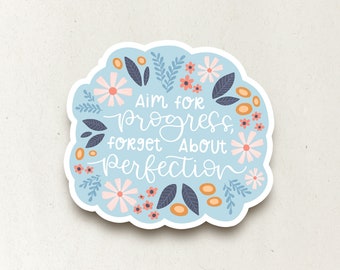 Pegatinas: apunta al progreso, olvídate de la perfección