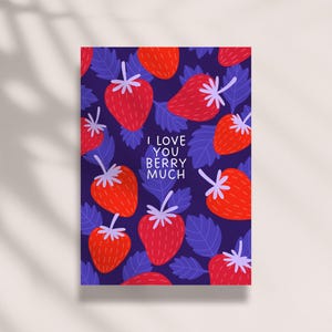 Carte postale – Je t'aime beaucoup Berry