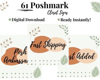 Boho Breeze Poshmark Closet Signs - Use these Poshmark Closet Dividers to help increase sales and gain follower s on Poshmark!