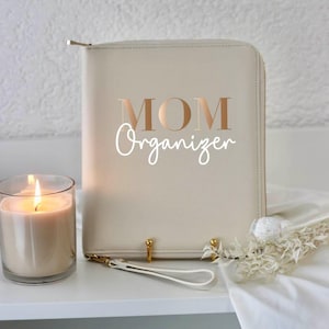 MOM Organizer - U-Heft Hülle, Impfass, Geschenk zur Geburt, Mutterpass