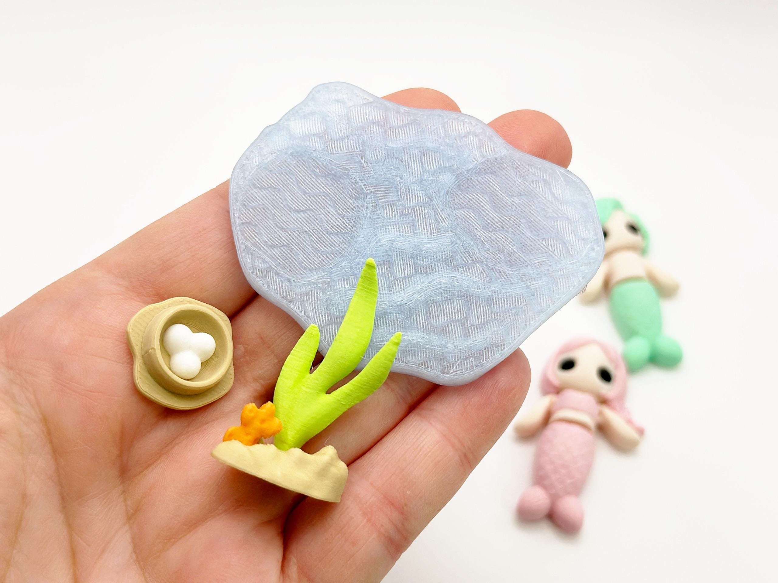 Sand Box Mini Shell Zen Garden Shell Sandbox Cubicle Decor Aquascape Aquarium Cave Desktop ...