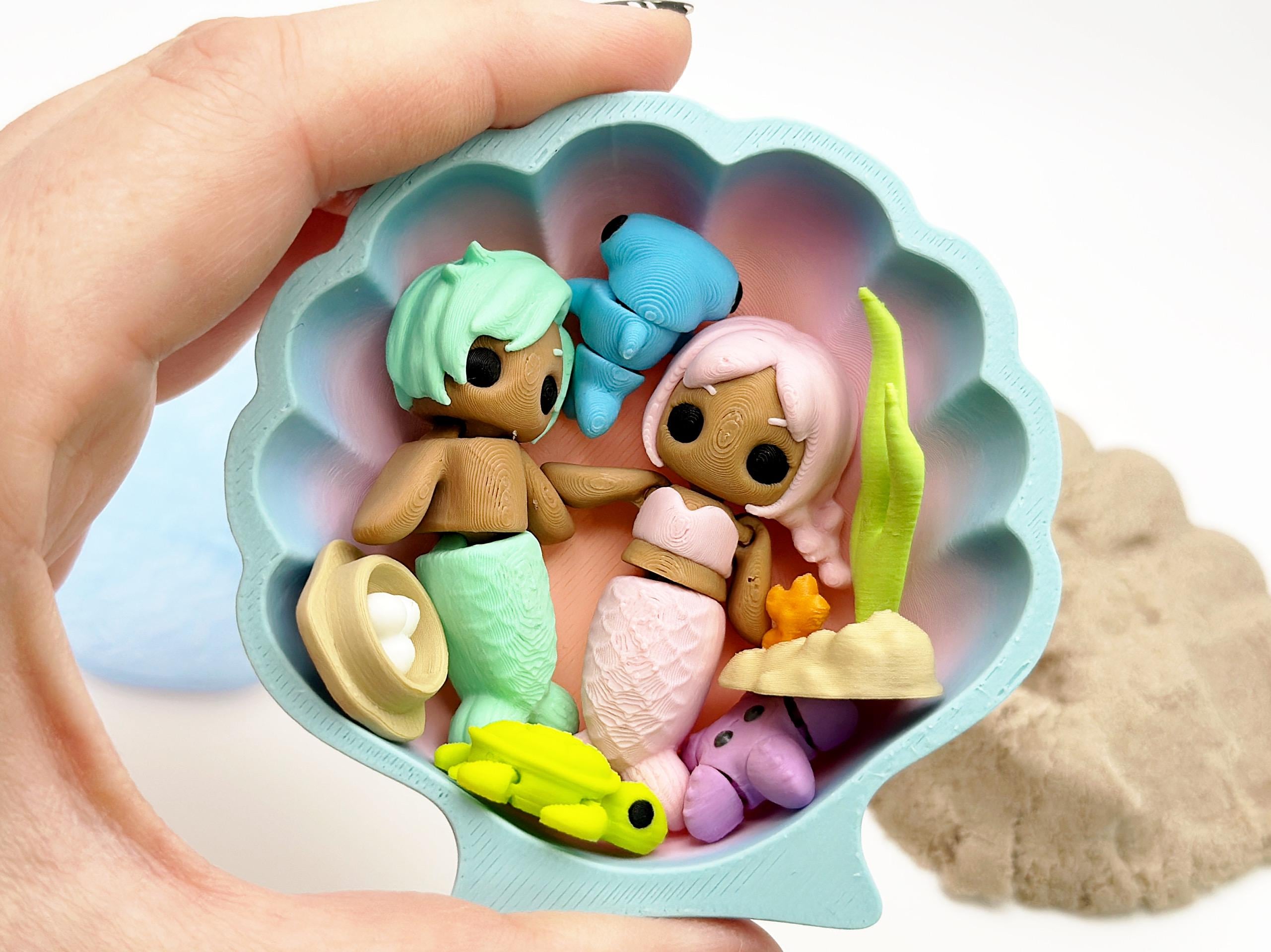Sand Box Mini Shell Zen Garden Shell Sandbox Cubicle Decor Aquascape Aquarium Cave Desktop ...