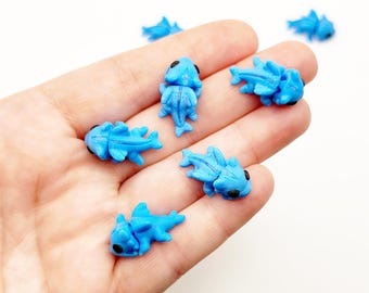 Baby Water Dragon 3d Printed Animals Articulated Diorama Terrarium Fairy Garden Miniatures Desktop Decoration Miniature Adult Fidget Toys