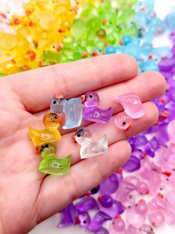 thumbnail image 2 of Odoukey 60Pcs Mini Ducks Colorful Funny Tiny Middle Finger 2 of 13
