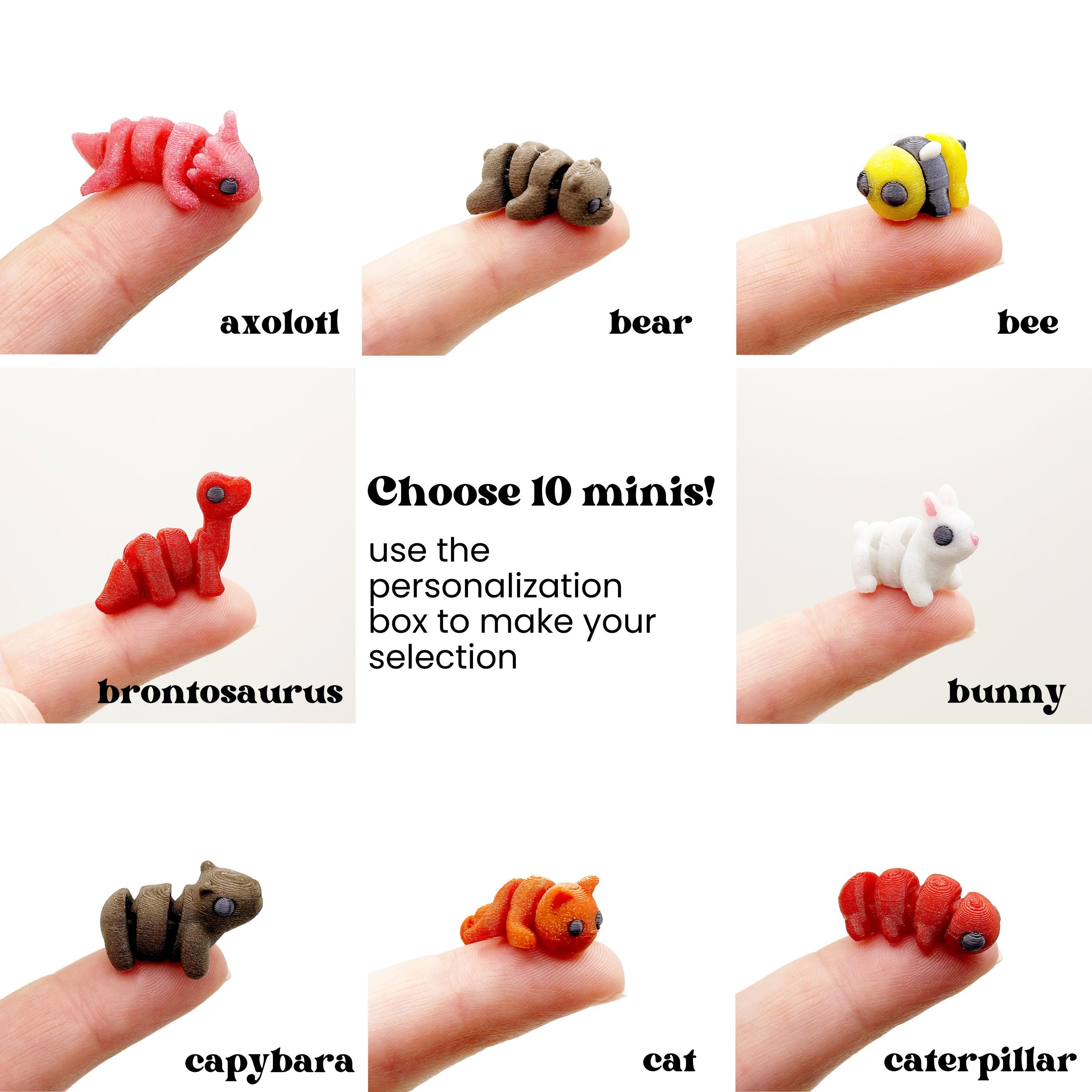 Mini Animals, Minis, Mini Figures, Tiny Animals, 3D Printed Minis ...