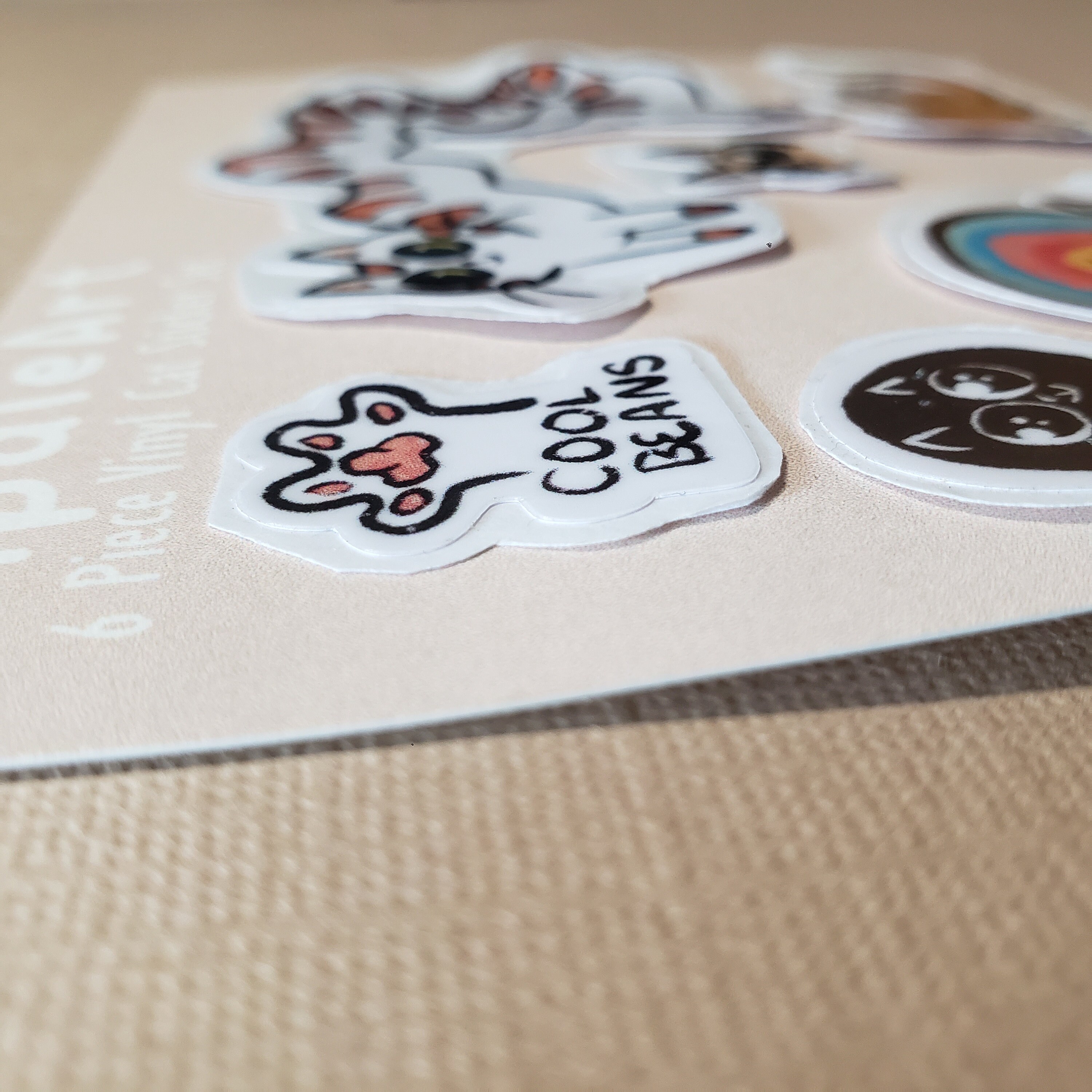 6 Piece Vinyl Kitty Sticker Set - Etsy