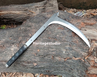 kusarigama, épée de fermier japonaise, épée fantastique faite à la main sur mesure