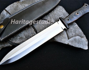 Fantasy daggers Handmade dagger D2 tool steel knife