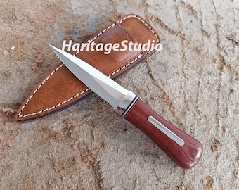 Coltello da caccia in acciaio per utensili D2 ispirato a Randall Guardian