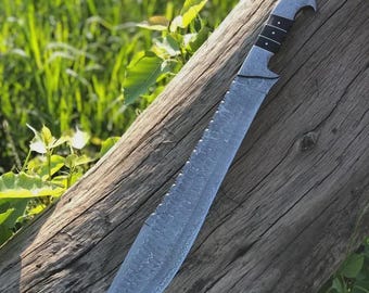 Machette pour homme, épée courte artisanale en acier 6150, cadeau idéal pour homme.