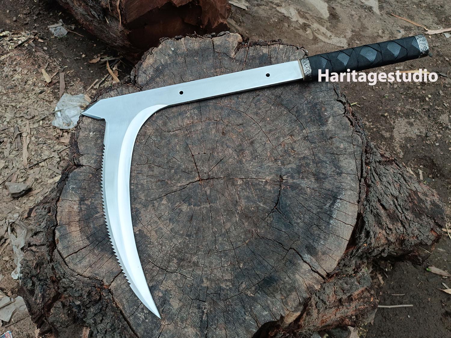 Fantasy Sword Handmade Custom Made Kusarigama Japanese Farmer Sword - Etsy