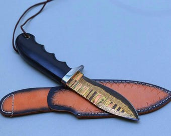 Makoumi Gene Hunting Knife Custom Handmade Knife
