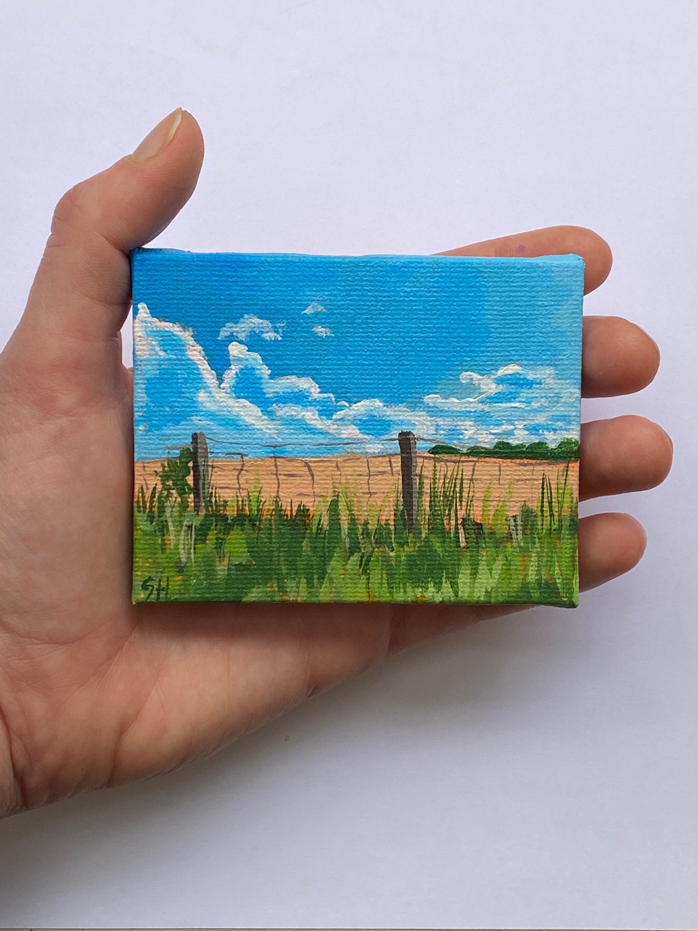 Small Blank Canvas, Mini Canvas, Set of 2, Mini Artist Blank