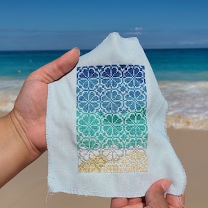 Ocean Waves PATTERN Palestinian Tatreez Embroidery