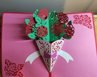 Tarjeta emergente de ramo