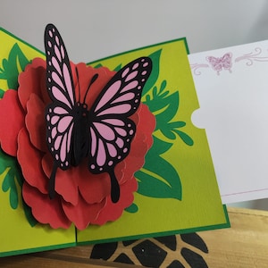 Schmetterling Pop-up Karte