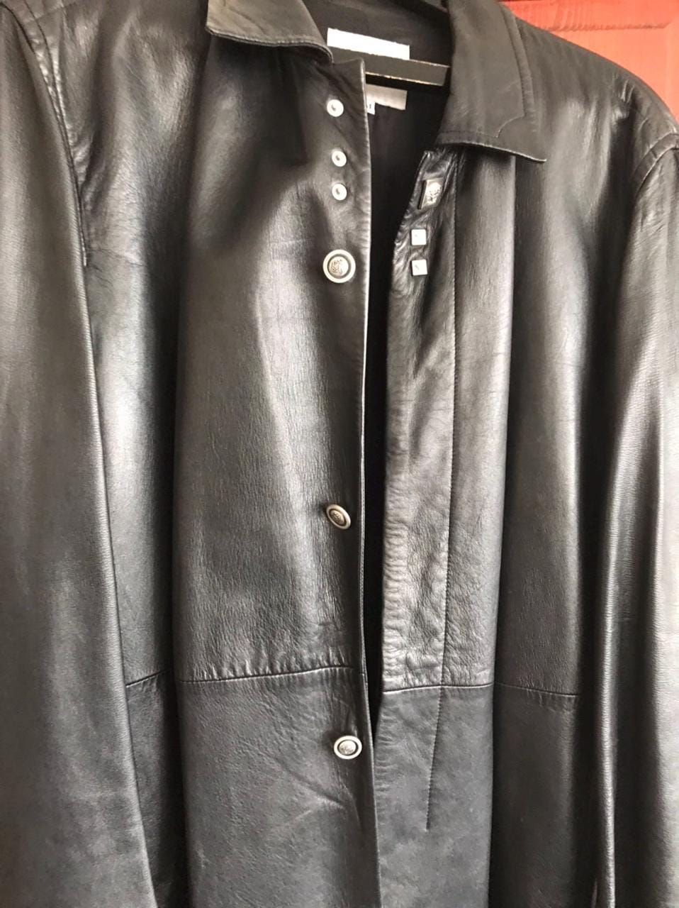 Versace leather coat - Etsy 日本