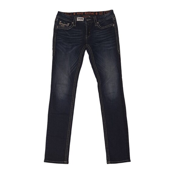 Rock Revival Womens Sherry Blue Denim 