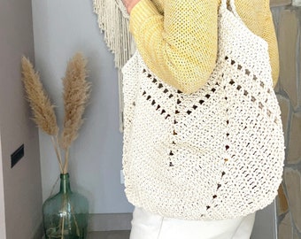 sac cabas en crochet