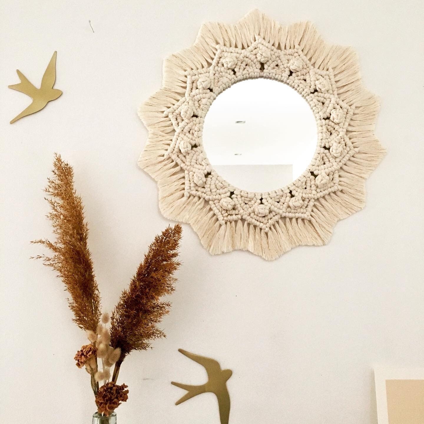 Miroir Macramé