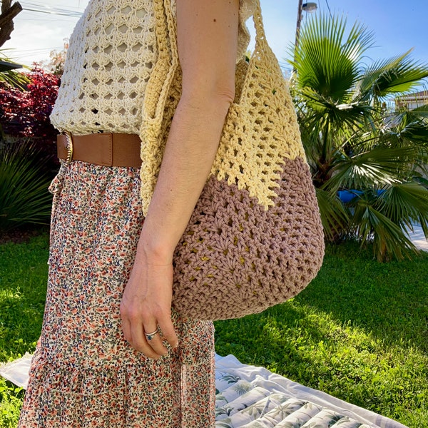 Sac filet en crochet