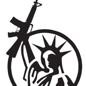 Decalcomania in vinile della Statua della Libertà