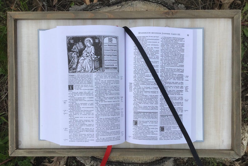 Biblia Sacra Latin Vulgate Clementine Edition Illustrated Etsy