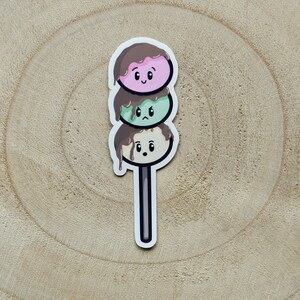 Cute Dango vinyl stickers