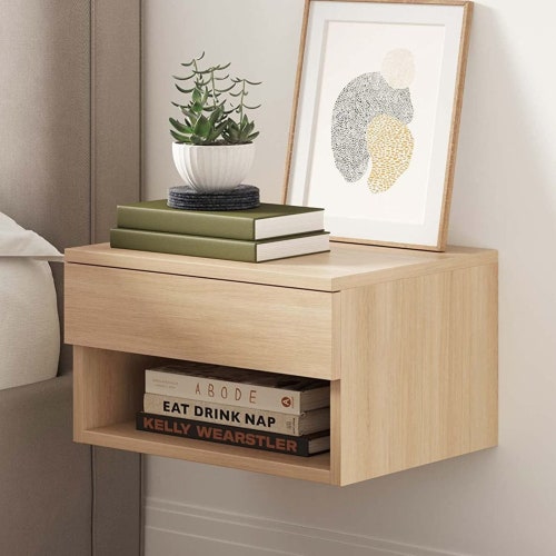 Modern Floating Nightstand Wall Mounted Nightstand With Etsy