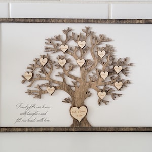 Mothers Day Gift | Anniversary gift | Family Tree Sign | Personalized family gift
