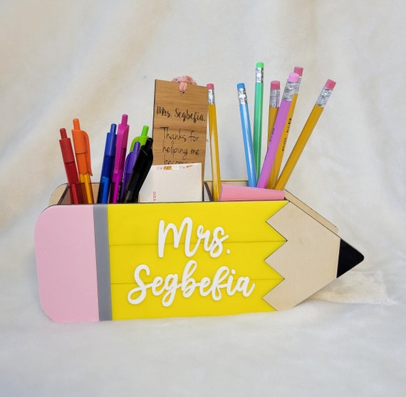 Teacher Crayon Organizer Box