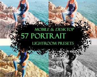 57 presets in Portrait  shades and colors