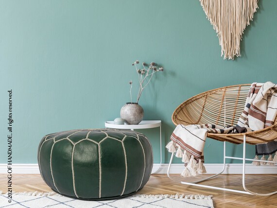 Mint green ottoman deals