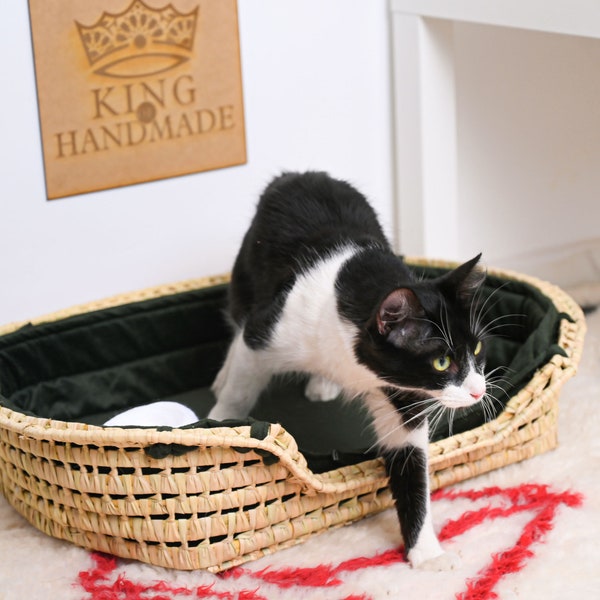 Cat Bed Basket Etsy